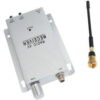 1.2 G Wireless Kit Aparat de Radio Receiver AV cu Alimentare de Supraveghere de Securitate Acasă(UE Plug)