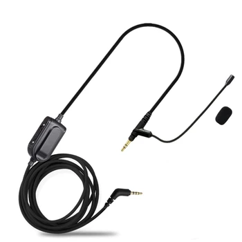 3.5 mm VIP Cablu Căști cu Microfon pentru Boompro Gaming Headset VMODA Crossfade M100 LP LP2 M80 Linie Audio cu Comutator Mut