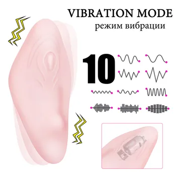 Vibrator portabil Pentru Femeie Sex Oral Limba Lins Jucarii Pentru Adulti de Control de la Distanță Chilotei Pune Pe Penis artificial de Încărcare USB