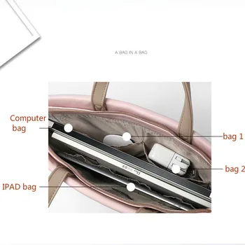 2020 Nou Sac 11 12 13 14 15.6 Inch Laptop Maneca Pentru MacBook Air Pro Ultrabook-Tabletă Notebook Computer Portabil Moale Femei Geanta