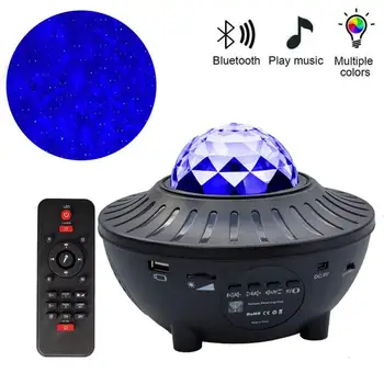 USB Înstelat Filigran de Muzică Bluetooth Starlight Proiector Etapă Filigran Lampa de Proiecție Colorat Cerul Înstelat Music Player LED
