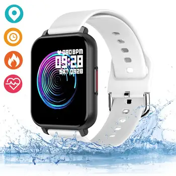 2020 Nou T82 Ceas Inteligent 1.55 Inch Ecran Tactil Complet De Sport De Fitness Smartwatch Bărbați Femei Rata De Inima Tensiunea Ceas