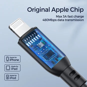 KUULAA Ifm USB de Tip C pentru Cablu Lightning pentru iPhone 12 11 Pro Max X XS 8 7 PD 20W C USB de Încărcare Rapidă Cablu de Date pentru Macbook Pro