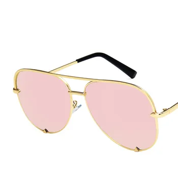 RBRARE Clasic din Metal, ochelari de Soare Femei de Lux ochelari de Soare pentru Femei Vintage Gradient de Ochelari de vedere pentru Femei Retro Gafas De Sol Mujer