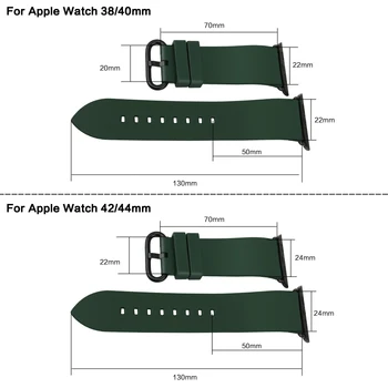 2019 Pentru Apple Watch band 44mm 40mm seria 4 Apple iWatch Curea 42mm 38mm Watchbands Accesorii fluor-Cauciuc Bratari