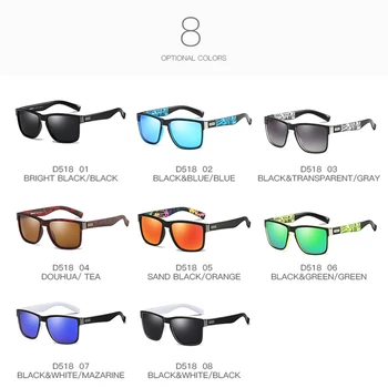 DUBERY Polarizat ochelari de Soare Barbati Femei Piața de Epocă UV Protectie Ochelari de Soare Noua Moda Sport Oglindă Clasic Brand de Lux 518