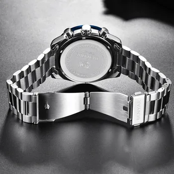 Ceasuri barbati BENYAR Moda Casual Plin de Oțel Cuarț de Brand de Top Ceas de Lux Bărbați Impermeabil Ceasuri Sport Ceas Relogio Masculino
