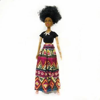 De înaltă Calitate Păpuși 28cm Wild-ghemuieste-te de frumusete Super Negru fata de Moda 10 Articulații moda Model de Desene animate Figura Jucărie pentru Fete, Cadou