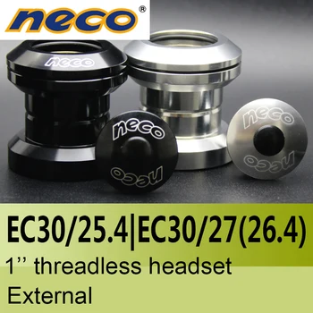 Neco Cască Threadless de 1 inch EC30 / 25.4 EC30 / 27mm 27 26.4 26.4 mm Înălțime 29mm externe oțel care Poartă Căști de 30 mm