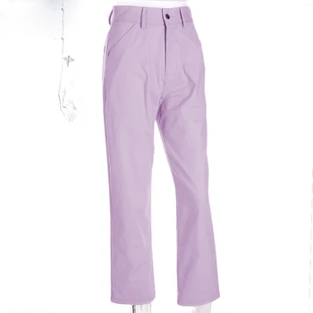 Sllsky Liber de Înaltă Talie Pantaloni pentru Femei din Bumbac Plin Lungime Pantaloni Femei 2020 Noua Moda Femei Stretch Streetwear Pantaloni de Marfă