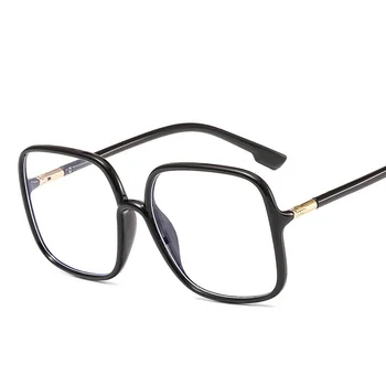 Supradimensionate Mare Cadru Optic Ochelari Femeie Pătrat Transparent Calculator Oculos Lumina Albastră De Blocare Pahare Pentru Omul De Jocuri De Noroc Gafas