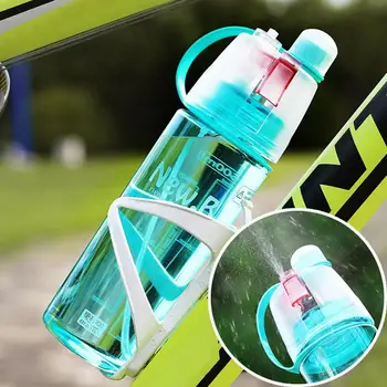 Ciclism Biciclete de Sport Sticla de Apa de Spray Sală de Călătorie Portabil Potabilă Agitator Alpinism în aer liber Sticle de Plastic de Apă 600 ml