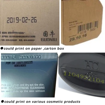 12,7 mm Variabilă de Bare QR Codul de Lot Data Logo-ul de Data de Expirare pe Etichetă Mobile Portabile Portabile cu Jet Thermal Inkjet Printer