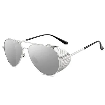 Moda Steampunk ochelari de Soare Brand Design Bărbați Femei Vintage din Metal Punk Abur ochelari de Soare UV400 Shades Ochelari de Gafas de Sol