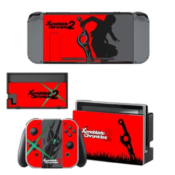 Xenoblade Chronicles 2 Piele Autocolant vinilo pentru NintendoSwitch autocolante skin-uri pentru Nintend Comutator NS Consola de Bucurie-Con Controlere