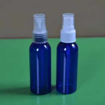 50 Piese/ Lot 50ML Albastru de Plastic Goale Sticla cu Pulverizator Pentru Make-Up Și de Îngrijire a Pielii Reîncărcabile Sticla cu Pulverizator Fabrica de en-Gros