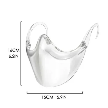 Buze de protecție limba masca Transparent PC masca de protectie Anti-stropi de izolare masca Ultra-clare fata shield2