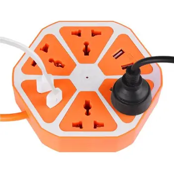 Creative Lamaie Acasă USB Plug Universal de Desene animate Drăguț de Fructe Patch Panel Inteligent Multi-Poziție Centrală Electrice Inteligente