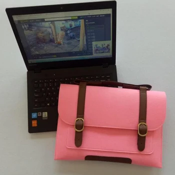 Lână Simțit Ultra-subțire Geantă de mână De 11.6 12 13 13.3 14 15 15.6 inch Cazul Laptop Portabil Femei Barbati Geanta Pentru Notebook Macbook Xiaomi