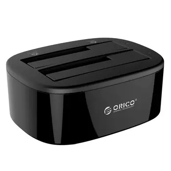 ORICO 6228US3 3.5 Inch Dual Bay, USB 3.0 La Sata Hdd Ssd Caz Docking Station pentru Hard Disk Instrument Gratuit pentru Aparate de 16TB Pentru PC(UE Pl
