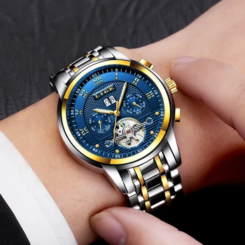 LIGE Mens Ceasuri de Top de Brand de Moda de Afaceri cuarț Ceas pentru Bărbați din Oțel Complet Sport Impermeabil Ceas Relogio Masculino