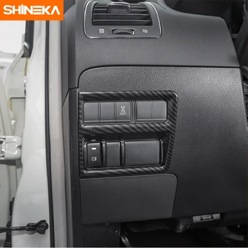 SHINEKA mai Bune Vânzări Auto Capul Întrerupător Capac Decorativ Cadru Garnitura pentru Nissan Patrol 2017 ABS, Accesorii Auto