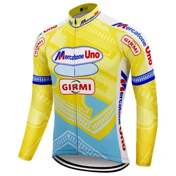Mai multe stiluri de Bărbați Ciclism Jersey cu mânecă lungă de lână de iarnă și subțire Biciclete Imbracaminte de calitate de Top MTB jersey ciclismo BOUYGUES