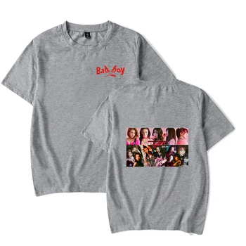 Red Velvet Kpop Moda Tipărite de Vara tricouri Femei/Barbati Maneca Scurta Trendy Streetwear Tricou 2018 Fanii Casual Tricouri