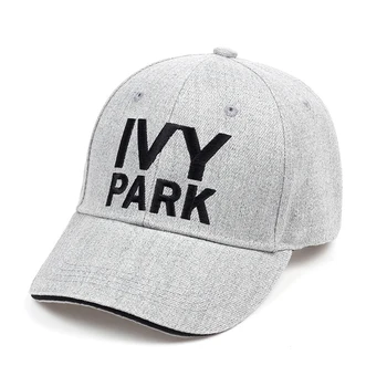 IVY PARC Șapcă de Baseball Beyonce Stil Sportiv de Bumbac, Cânepă ash Palarie Unisex Snapback Capace pentru Femei, Omul de Brand Broderie IVYPARK