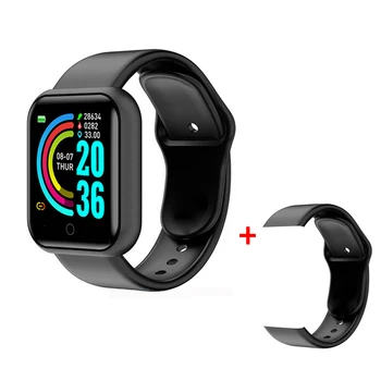 2020 Ceasuri Inteligente Bărbați D20Pro Fitness Smartwatch Heart Rate Monitor Tensiunii Arteriale Sports Tracker Bratara pentru Apple IOS Android