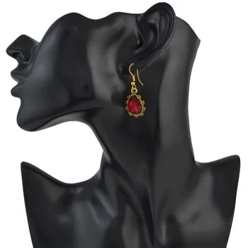 LZHLQ Femei Maxi Collier Cravată Coliere Seturi de Epocă Waterdrop Cupluri de Metal Geometrice Sculptate Pandantiv Bijuterii Declarație