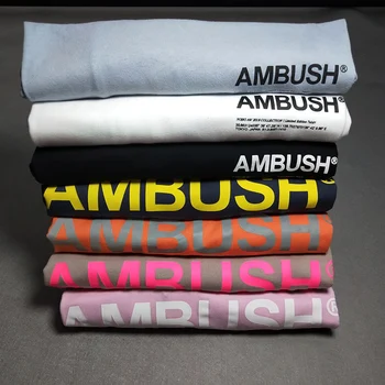 Cel mai bun Versiunea 1:1 Ambuscadă Logo-ul Imprimat Femei Barbati tricouri tricouri Hip-hop Streetwear Barbati din Bumbac tricou