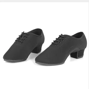 701 Negru Satin În Aer Liber Salsa Pantofi De Dans Copii Zapatos De Baile Latino Mujer Bărbați Latină Pantofi De Dans Copii Fete Adult