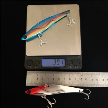 TSURINOYA 6PCS/LOT DW38C Metal VIB Momeală de Pescuit 35g/105mm Vibe Momeli pentru Pescuit în Marea Accesorii de Pescuit