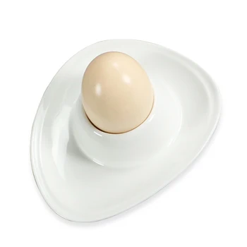 2 buc alb Ceramic Ceașcă de Ou Creative micul Dejun Ou Titularul Practice Ou de Ou Raft pătrat în formă de ou gadget-uri de bucătărie ou mucegai