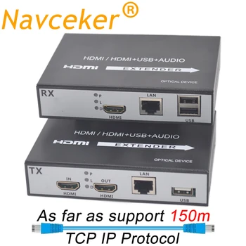 ZY-HT209KM H. 264 USB KVM Extender Peste IP de Sprijin a Rețelei Loop Out HDMI USB Extender Peste RJ45 HDMI KVM Extender Prin UTP Cat5e/6