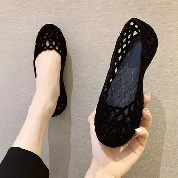 Femei Pantofi Doamnelor Apartamente Gol Aluneca Pe Moda De Sex Feminin De Înaltă Calitate Sandale Confortabile Primavara-Vara Încălțăminte Nouă 2021
