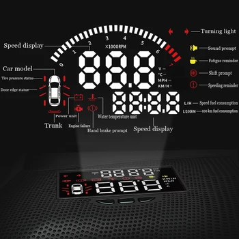 Electronice auto Head Up Display HUD Pentru Lexus ES 2013-2016 2017 2018 2019 Conducere Calculator HD, Ecran Proiector, Detector de