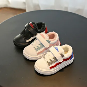 Baby Pantofi de Iarna Fata de Boot Toddler Pantofi de Iarna de Cald, Plus Catifea 2020 Nou 1-10 Ani Baiat Copii Bumbac Pantofi pentru sugari bocanci