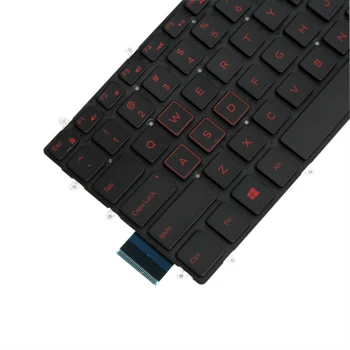 Pentru Dell PK131QP1B00 NSK-EC1BC 01 03R0JR NE W/ Tastatură cu iluminare de fundal Roșu Litere