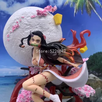 31cm Figura Anime Demon Slayer Kamado Nezuko PVC figurina Jucarie Kimetsu nu Yaiba GK Statuie Adult de Colectie Model de Papusa Cadouri