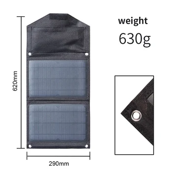 Flexibil Panou Solar Kit Pliabil 15w 5v Incarcator Solar 3A USB pentru Telefon Mobil Powerbank Sistem Home Drumetii, Camping Călătorie