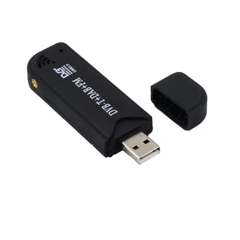 USB2.0 Digitale DVB-T DST + DAB + FM HDTV TV Tuner Receptor Stick HIJ RTL2832U + R820T Gratis Verzending