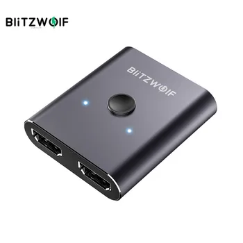 BlitzWolf Bi-Directional compatibil HDMI Switcher 1 Intrare-2 Ieșire / 2 Intrare-1 Ieșire Video Splitter Video 1080P Display Dongle
