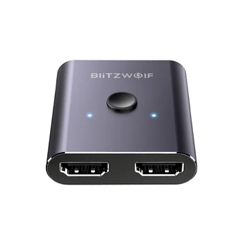 BlitzWolf Bi-Directional compatibil HDMI Switcher 1 Intrare-2 Ieșire / 2 Intrare-1 Ieșire Video Splitter Video 1080P Display Dongle