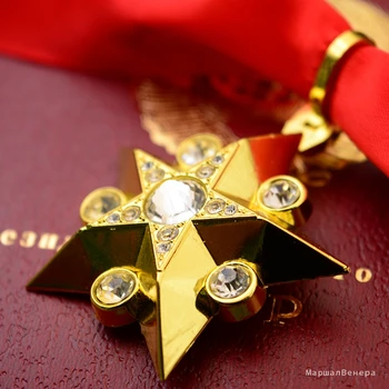Calitate Top Rafinat Uniunii Sovietice, Mareșalul de Aur de Cinci Stele CCCP Medalie General Venus Marele Lenin Panglică de Onoare Militară URSS Insigna