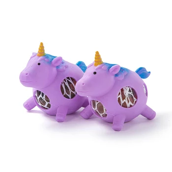 1 buc Stoarce Unicorn Struguri de Ventilare Mingi Anti-Stres Minge de Struguri Margele de Extrudare Eliberare de Stres Jucărie Pentru Adulți Copii Cadouri Amuzante