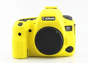 Silicon Armura de Piele Caz Corp Capac Protector pentru Canon EOS 6D Mark II 2 6D2 6DII DSLR aparat de Fotografiat Digital NUMAI