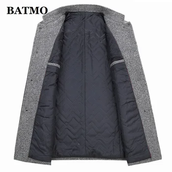 Batmo 2020 new sosire iarnă lână de înaltă calitate thicked trench casual de bărbați,pentru bărbați mantouri de iarnă caldă,jachete de iarnă pentru bărbați 897