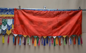 Personalizat 3,75 M Budist furnizează ACASĂ Templu Royal Dragon de bun augur Broderie peretele de Închidere cortina draperii Tapiserie